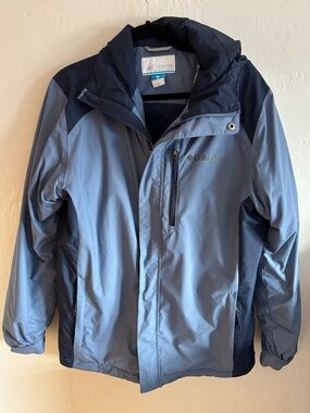 Columbia Men’s Tipton Peak Insulated Coat - Size S - Blue